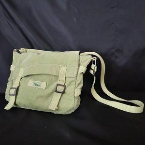 Light Green Corduroy Crossbody Bag